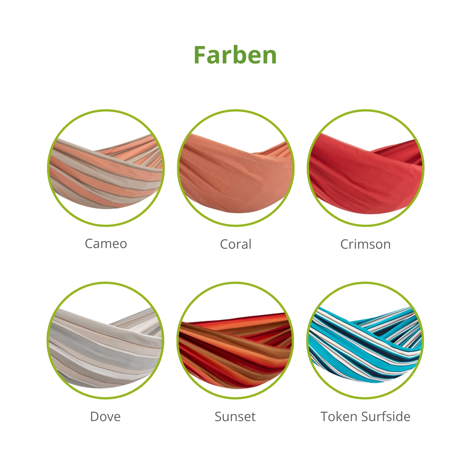 Vivere Sunbrella® Hängematte mit Holz-Gestell – Bild 4